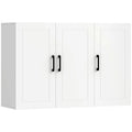 Bathroom Wall Cabinet, Wall Mounted Bathroom Cabinet, Over the Toilet Space Saver with Adjustable Shelves, White