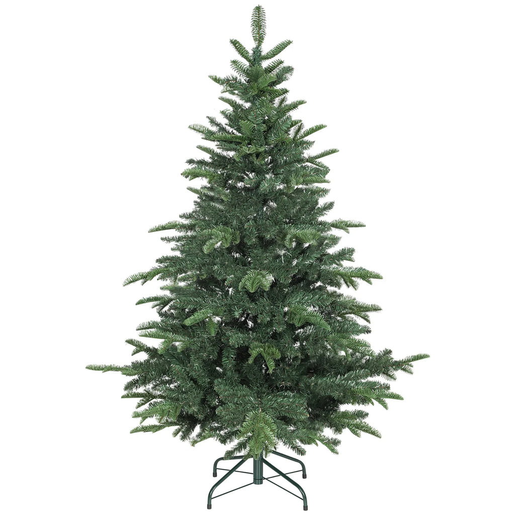 5ft Artificial Christmas Tree with Realistic Branches, Easy Assembly - Green