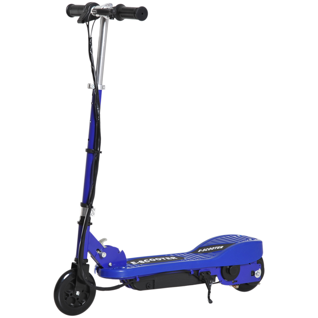 Folding Kids Electric Scooter 7-14 Adjustable Battery Power PU Wheels HOMCOM