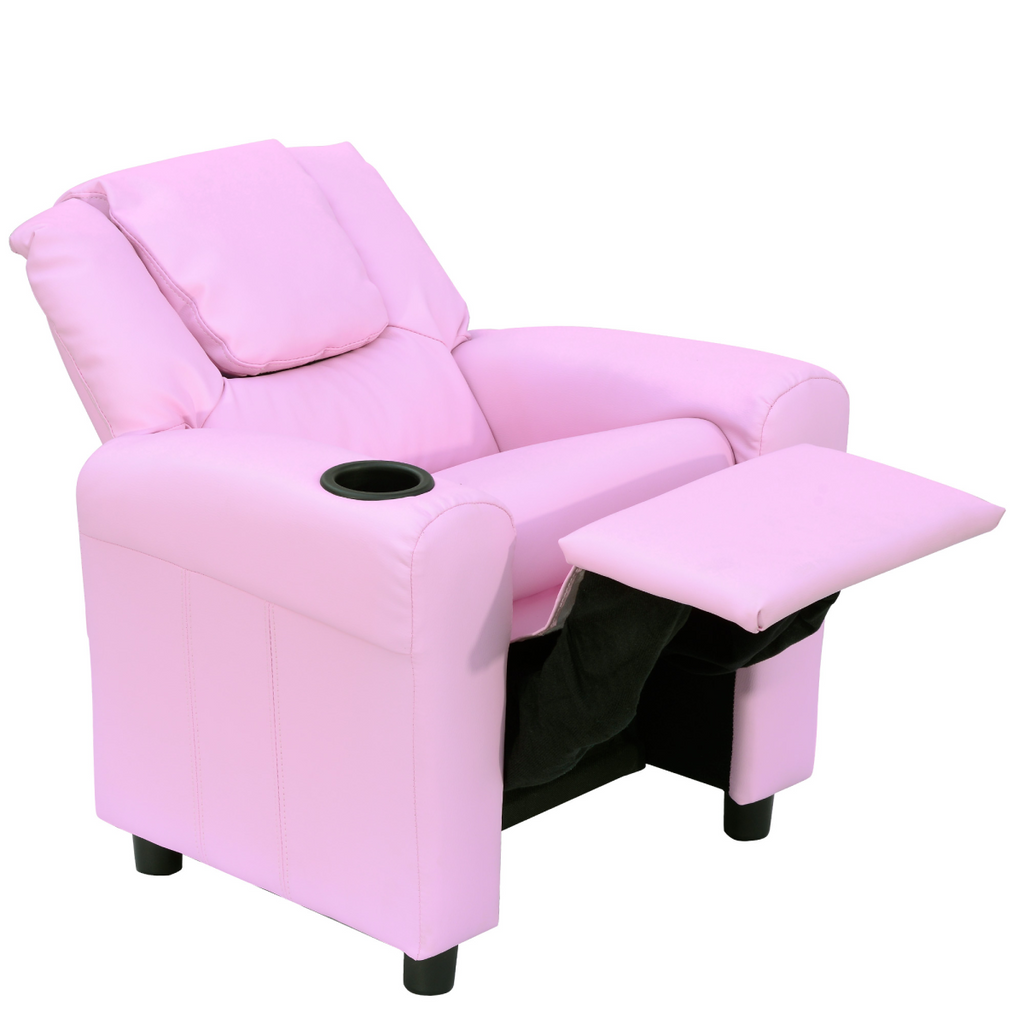 Kids Recliner Armchair Games Chair Children Seat Girls Boys Sofa HOMCOM