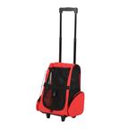 Pet Travel Backpack Bag Cat Puppy Dog Carrier with Trolley and Telescopic Handle