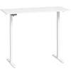 Standing Desk Memory Control Height Adjustable Desk 2 Cable Holes LED Display Sit Stand Desk White