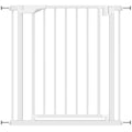 PawHut Baby Gate, Pet Safety Gate Pressure Fit, 76-81cm Wide with Two-Way Open, One-Hand Opening