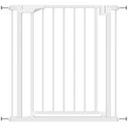 PawHut Baby Gate, Pet Safety Gate Pressure Fit, 76-81cm Wide with Two-Way Open, One-Hand Opening