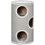 Cat Barrel Kitten Tree Tower for Indoor Cats, Covered with Sisal, Cosy Platform