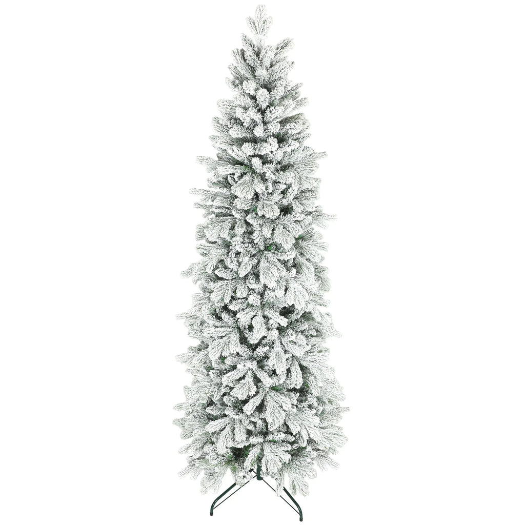 7ft Flocked Artificial Christmas Tree