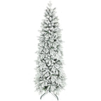 7ft Flocked Artificial Christmas Tree
