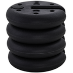 Set of 4 Gazebo Tent Canopy Weight Sand Fillable Strong Plastic Durable