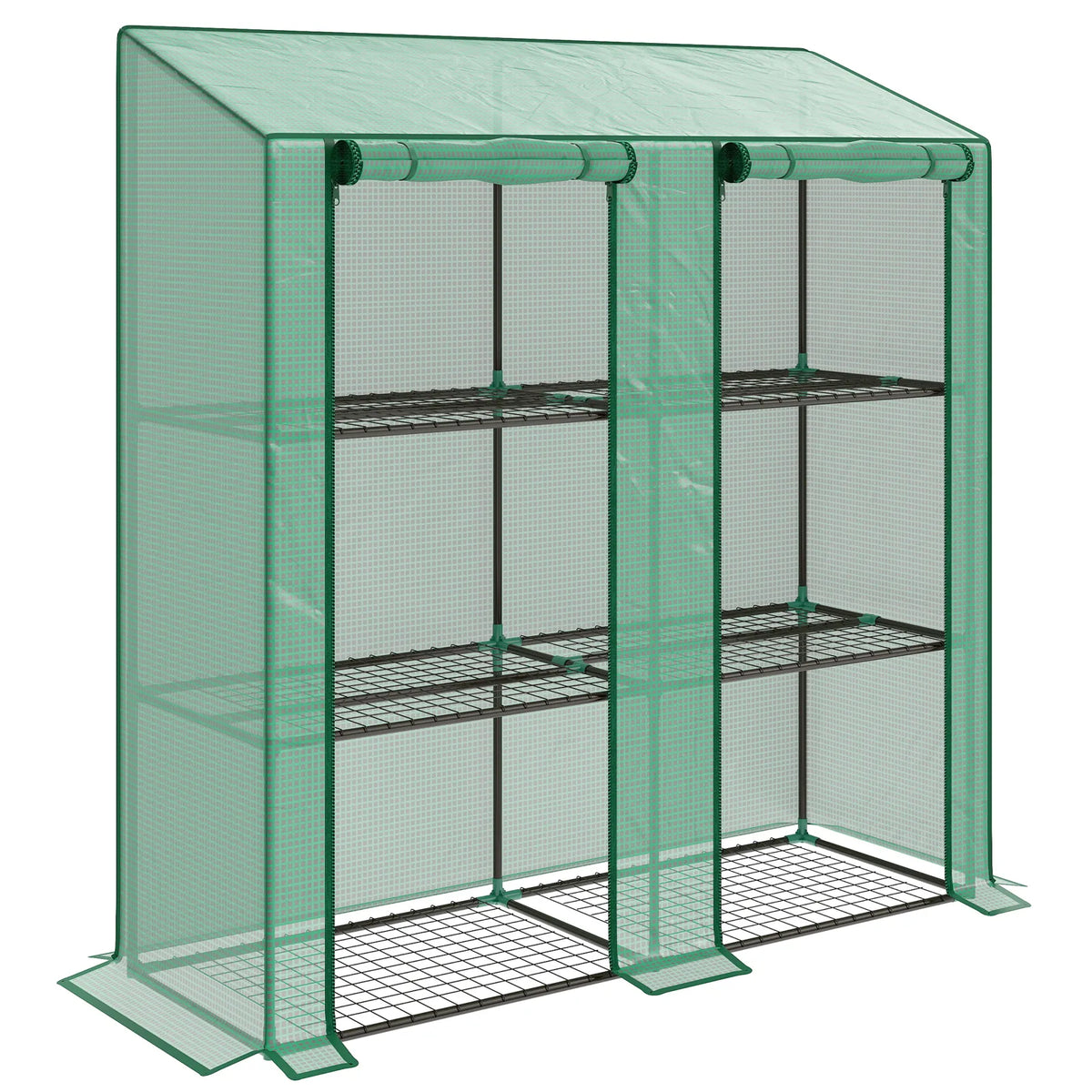 Outsunny 46 x 143cm Six-Shelf Greenhouse