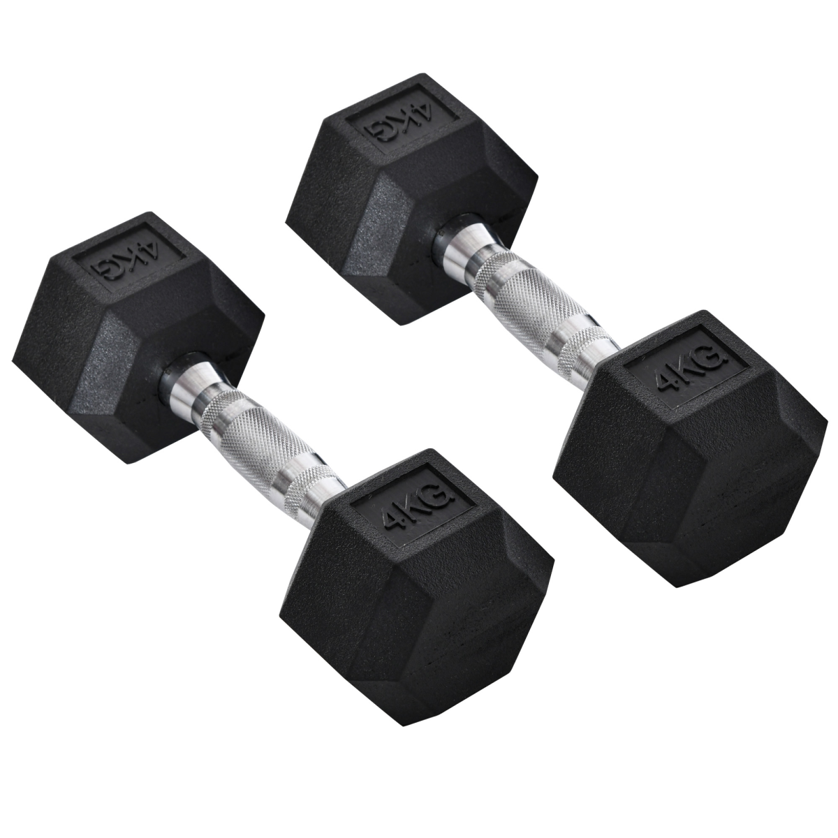 Hexagonal Dumbbells Kit Weight Lifting Exercise for Home Fitness 2x4kg