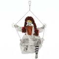 Animated Halloween Girl on Swing — 80cm