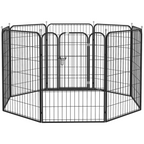 4 Sizes Pet Playpen Dog Rabbit Puppy Cage Folding Run Fence Metal Hutch