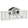 PawHut Large Chicken Coop, Wooden Outdoor Chicken Cage Poultry Hen House with Nesting Box