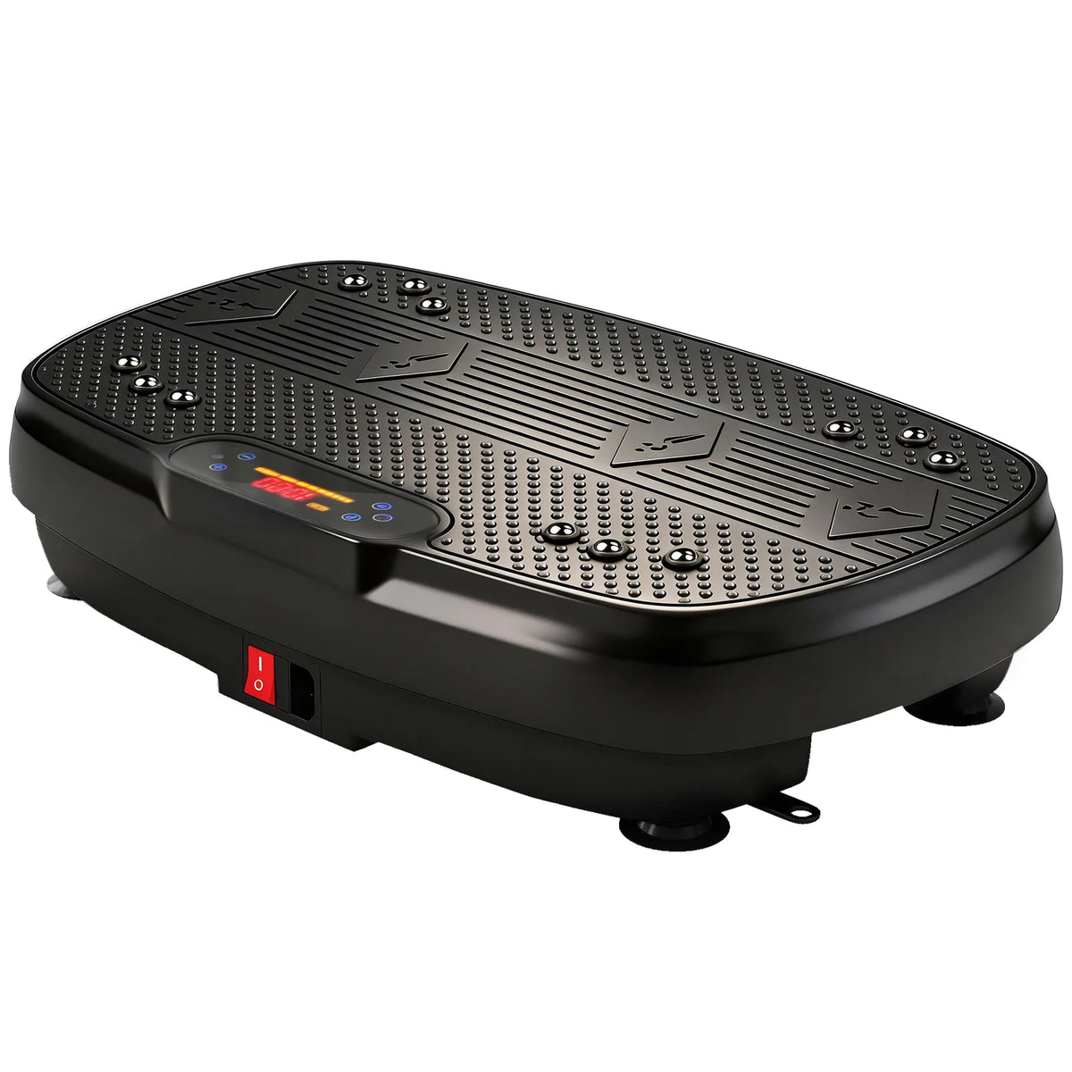 SPORTNOW Vibration Plate Exercise Machine with 120 Speed Levels, 5 Programs, Quiet Vibrating Plate with Resistance Bands