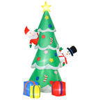7FT Christmas Inflatable Tree LED Lighted for Indoor Outdoor Decoration