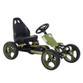 Pedal Go Kart Ride On Racer Hand Brake EVA Tyre Adjsuatble Seat Green