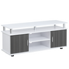 TV Cabinet Stand Entertainment Center Media Console Storage Grey, White