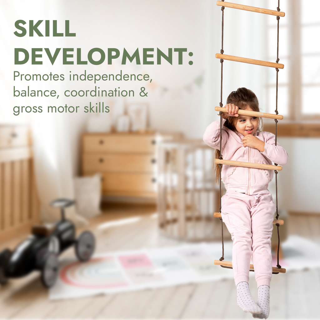 Wooden 3-in-1 Swing Set