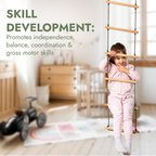 Wooden 3-in-1 Swing Set
